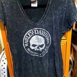 Harley Davidson V-neck tee